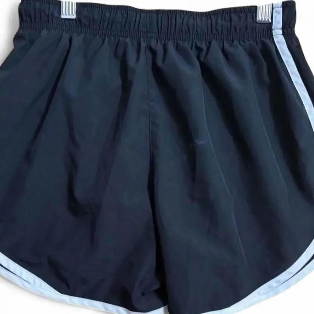 Nike Tempo Dri-FIT Running Shorts Women's Small Black White Piping